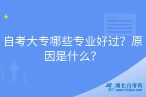 自考大專哪些專業(yè)好過(guò)？原因是什么？