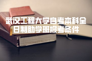 武漢工程大學(xué)自考本科全日制助學(xué)班報(bào)考條件