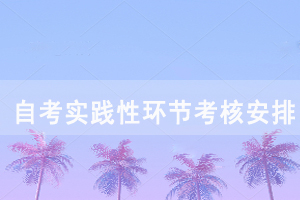 2021年湖北自考面向社會開考專業(yè)實踐性環(huán)節(jié)考核安排報考須知