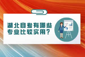 湖北自考有哪些專業(yè)比較實用？