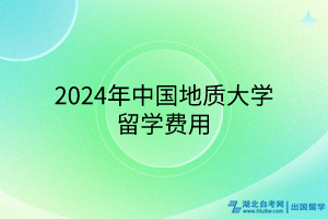 2024年中國地質(zhì)大學(xué)留學(xué)費用