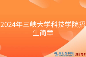 2024年三峽大學(xué)科技學(xué)院招生簡(jiǎn)章