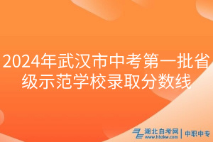 2024年武漢市中考第一批省級示范學校錄取分數(shù)線