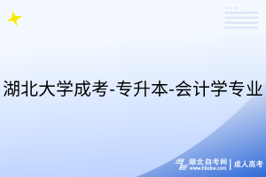 湖北大學(xué)成考-專升本-會計(jì)學(xué)專業(yè)