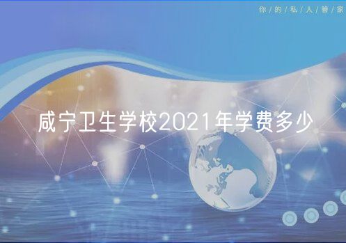 咸寧衛(wèi)生學校2021年學費多少