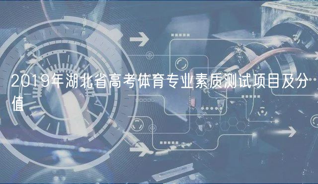 2019年湖北省高考體育專業(yè)素質(zhì)測試項目及分值