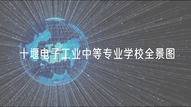 十堰電子工業(yè)中等專業(yè)學校全景圖