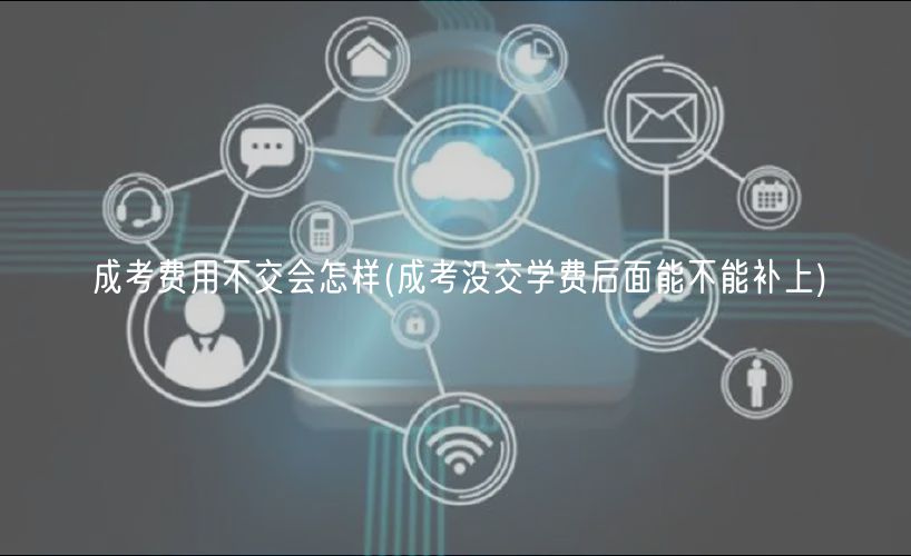 成考費(fèi)用不交會(huì)怎樣(成考沒交學(xué)費(fèi)后面能不能補(bǔ)上)