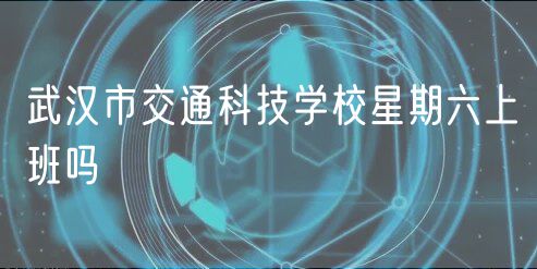 武漢市交通科技學(xué)校星期六上班嗎