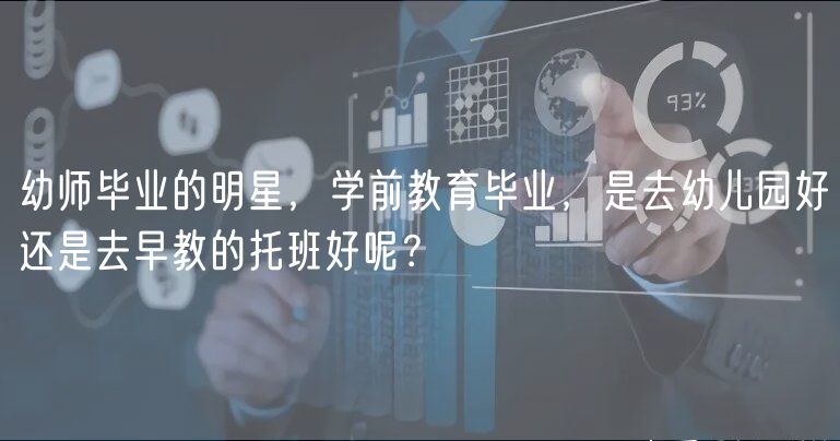 幼師畢業(yè)的明星，學(xué)前教育畢業(yè)，是去幼兒園好還是去早教的托班好呢？