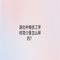 湖北中南技工學(xué)校簡(jiǎn)介是怎么樣的？