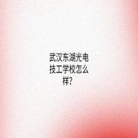 武漢東湖光電技工學(xué)校怎么樣？