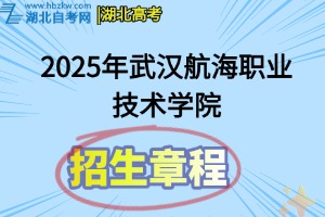 2025年武漢航海職業(yè)技術(shù)學(xué)院招生章程