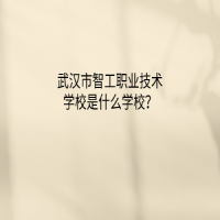 武漢市智工職業(yè)技術(shù)學校是什么學校？