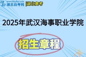 2025年武漢海事職業(yè)學院招生章程