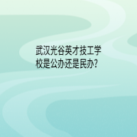武漢光谷英才技工學(xué)校是公辦還是民辦？