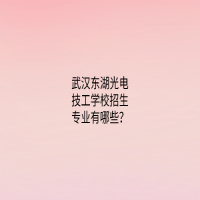 武漢東湖光電技工學(xué)校招生專(zhuān)業(yè)有哪些？