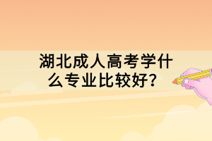 湖北成人高考學什么專業(yè)比較好？