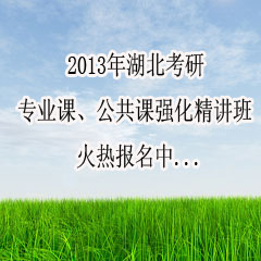 武漢考研專業(yè)課、公共課輔導(dǎo)培訓(xùn)班