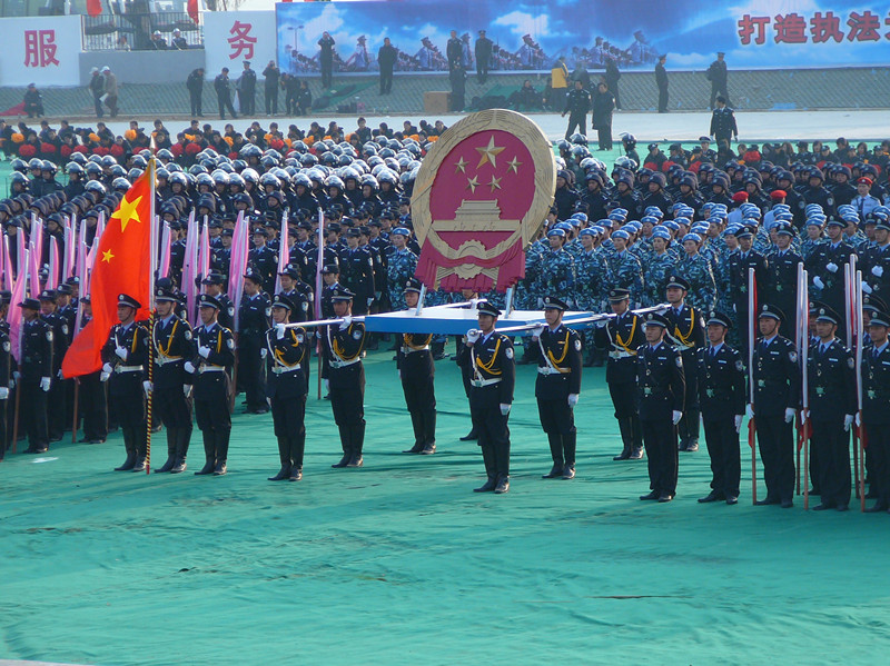 武漢警官職業(yè)學(xué)院國旗國徽方隊