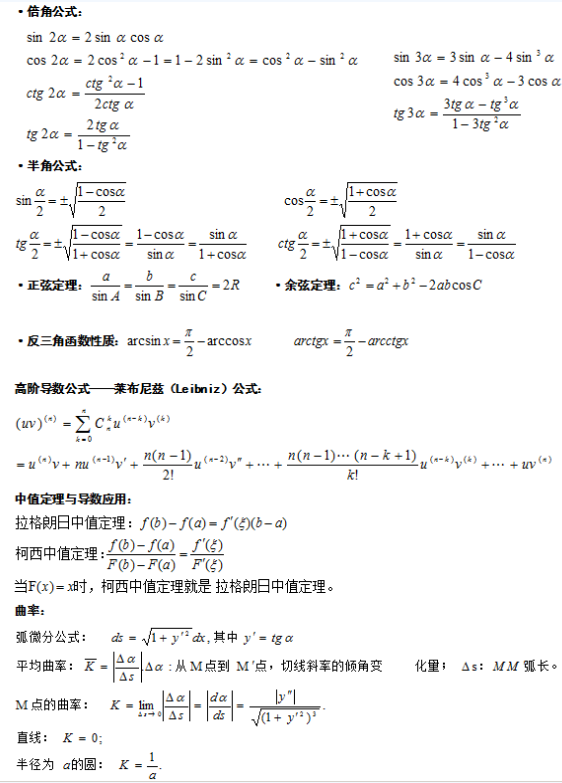 2020年成人高考專升本高數(shù)考試公示大全1