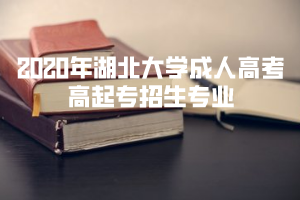 2020年湖北大學(xué)成人高考高起專招生專業(yè)