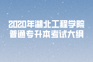 2020年湖北工程學(xué)院普通專升本《英語語法》考試大綱