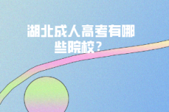 湖北成人高考有哪些院校？