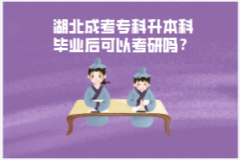 湖北成考?？粕究飘厴I(yè)后可以考研嗎？