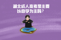 湖北成人高考是主要以自學(xué)為主嗎？