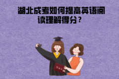 湖北成考如何提高英語閱讀理解得分？