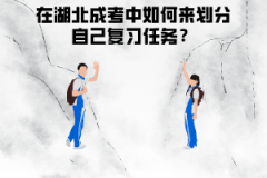 在湖北成考中如何來劃分自己復(fù)習(xí)任務(wù)？階段性目標(biāo)怎么分？