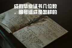 華中科技大學(xué)成教畢業(yè)證書(shū)幾位數(shù)，編號(hào)組成是怎樣的