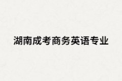 湖南成人高考商務(wù)英語專業(yè)就業(yè)前景怎么樣？