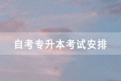 2021年4月鄂州自考專升本面向社會開考各科考試時間安排表