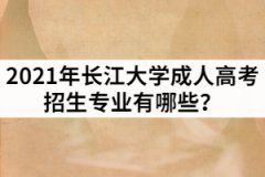 2021年長江大學(xué)成人高考招生專業(yè)有哪些？