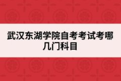 武漢東湖學(xué)院自考考試考哪幾門科目