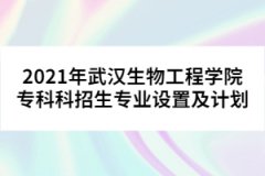 2021年武漢生物工程學(xué)院?？瓶普猩鷮I(yè)設(shè)置及計(jì)劃