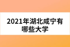 2021年湖北咸寧有哪些大學(xué)