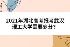 2021年湖北高考報(bào)考武漢理工大學(xué)需要多分？