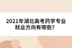 2021年湖北高考藥學(xué)專業(yè)就業(yè)方向有哪些？