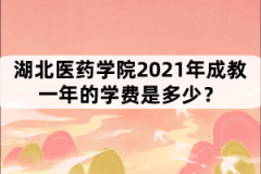 湖北醫(yī)藥學院2021年成教一年的學費是多少？