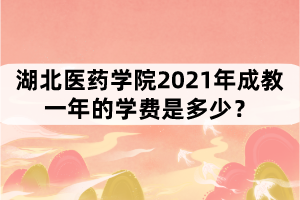 湖北醫(yī)藥學(xué)院2021年成教一年的學(xué)費(fèi)是多少？