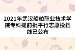 2021年武漢船舶職業(yè)技術(shù)學(xué)院?？铺崆芭叫兄驹竿稒n線已公布