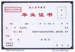 荊州理工職業(yè)學(xué)院成教畢業(yè)證書(shū)樣本