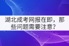 湖北成考網(wǎng)報(bào)在即，那些問題需要注意？