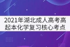 2021年湖北成人高考高起本《化學(xué)》復(fù)習(xí)核心考點(diǎn)三