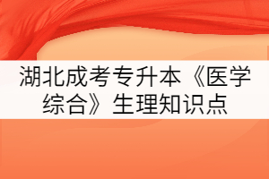 2021年湖北成考專(zhuān)升本《醫(yī)學(xué)綜合》生理知識(shí)點(diǎn)三