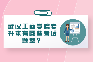 武漢工商學(xué)院專升本有哪些考試題型？
