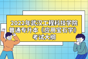 2022年武漢工程科技學(xué)院普通專升本《應(yīng)用寶石學(xué)》考試大綱